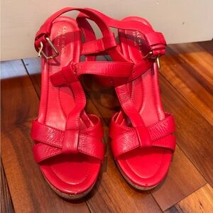Cole Haan Women's Bold Red Sandals
